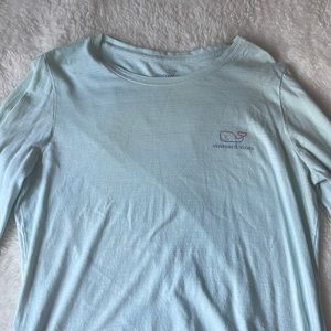 Light Teal Vineyard Vines Women’s Long Sleeve